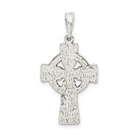 Sterling Silver Antiqued Celtic Cross Pendant view 4