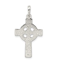 Sterling Silver Polished Cross Pendant view 4