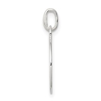 Sterling Silver Circle Charm with Dove view 2