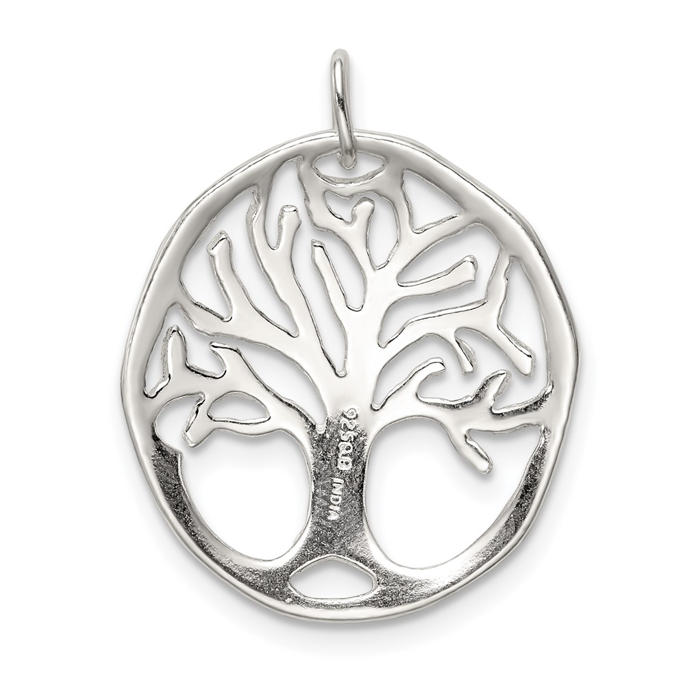 Sterling Silver Tree Of Life Charm (QC6701)