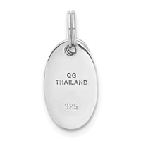 Sterling Silver Polished Wish True Love Charm view 4