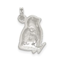 Sterling Silver Preciosa Crystal Enameled Yellow Baby Chick Charm view 4