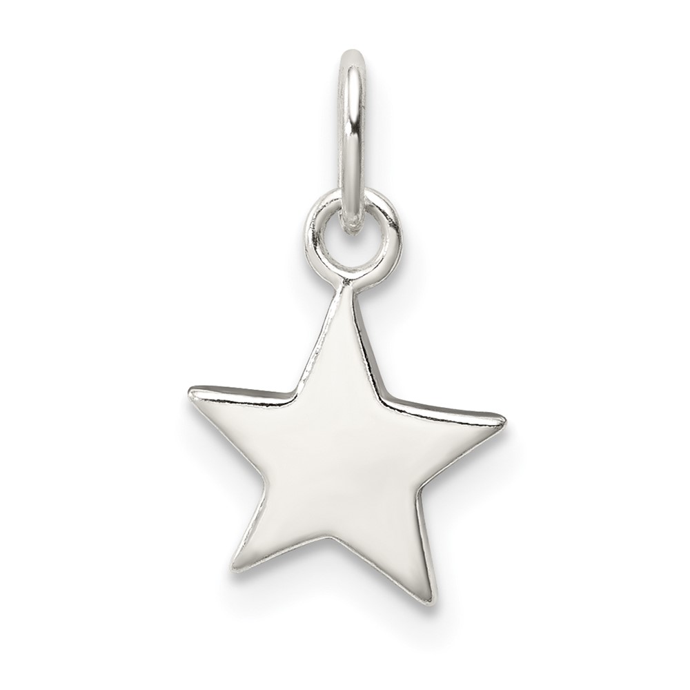 Sterling Silver Star Charm (QC6844)