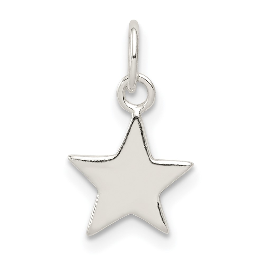 Sterling Silver Star Charm (QC6844)