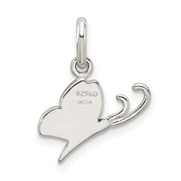 Sterling Silver Enameled Butterfly Charm view 4