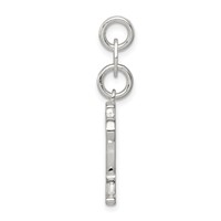 Sterling Silver Enameled Santa's Sled Charm view 2