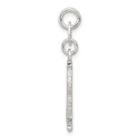 Sterling Silver Polished Snowflake Charm view 2