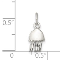 Sterling Silver Jellyfish Charm view 3