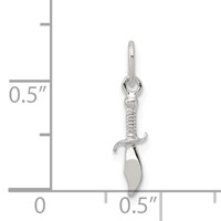Sterling Silver Knife Charm view 3