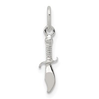 Sterling Silver Knife Charm view 1