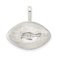 Sterling Silver Football Charm view 4