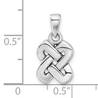 Sterling Silver Celtic Knot Pendant view 3
