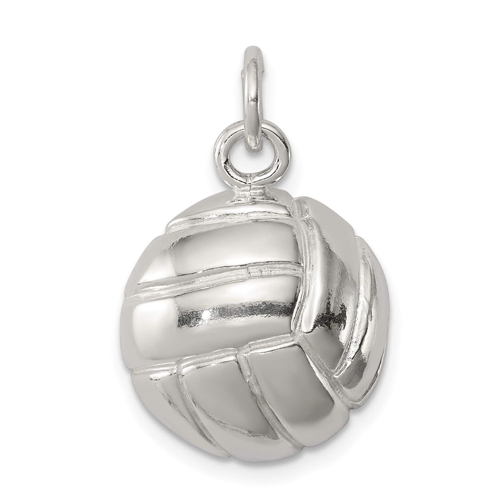 Sterling Silver Volleyball Charm (QC703)