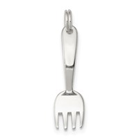 Sterling Silver Fork Charm view 1