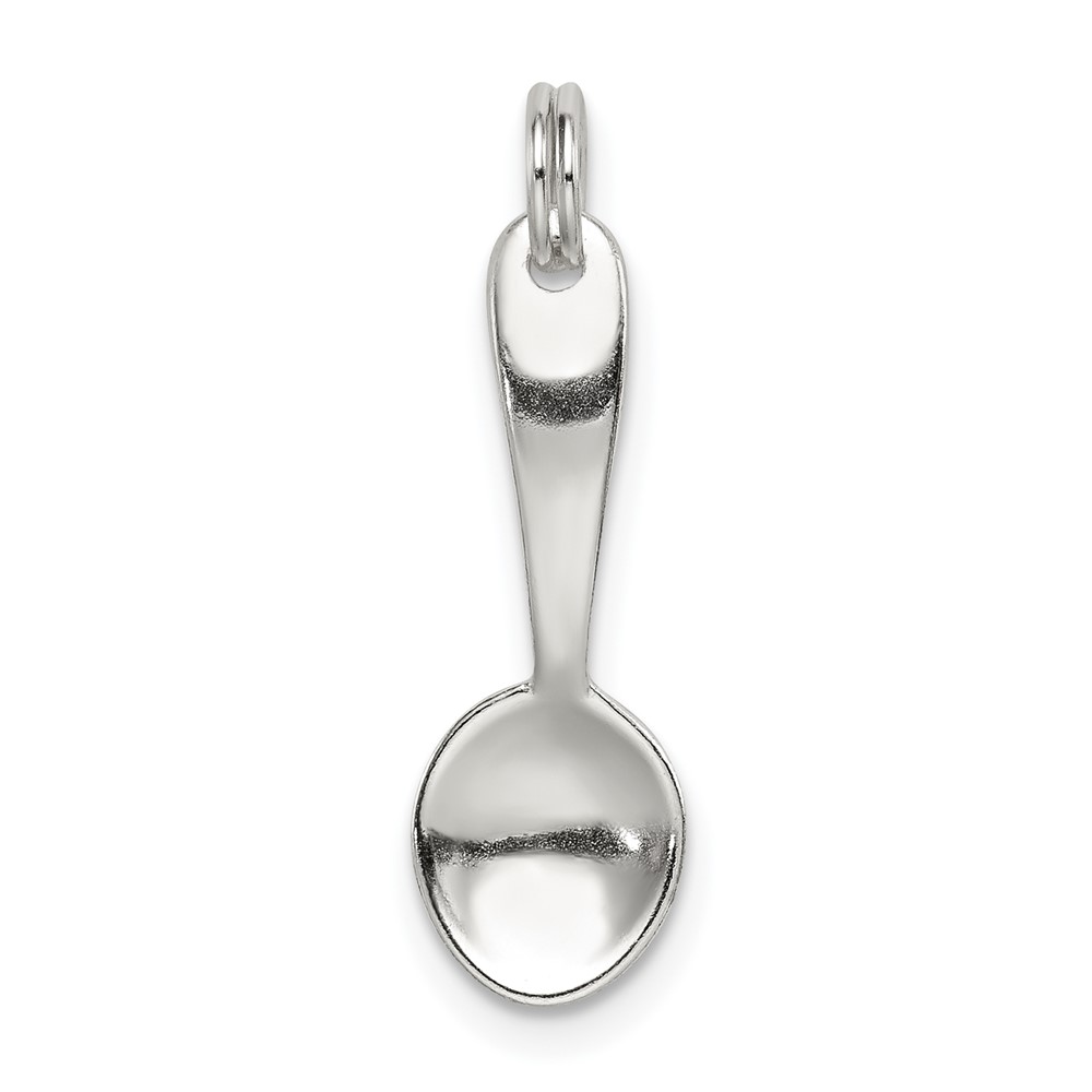 Sterling Silver Spoon Charm (QC7051)