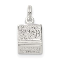 Sterling Silver Laptop Charm view 4