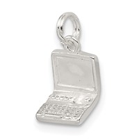 Sterling Silver Laptop Charm view 5
