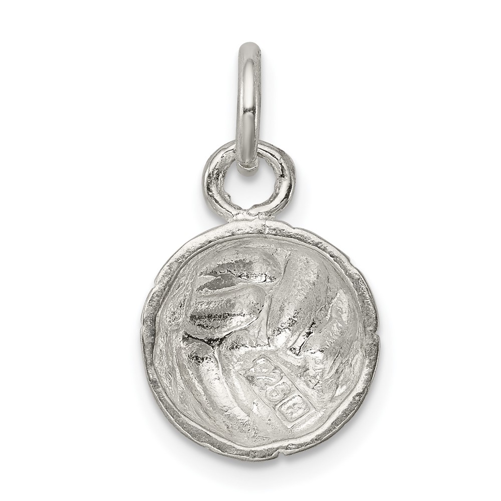 Sterling Silver Volleyball Charm (QC709)