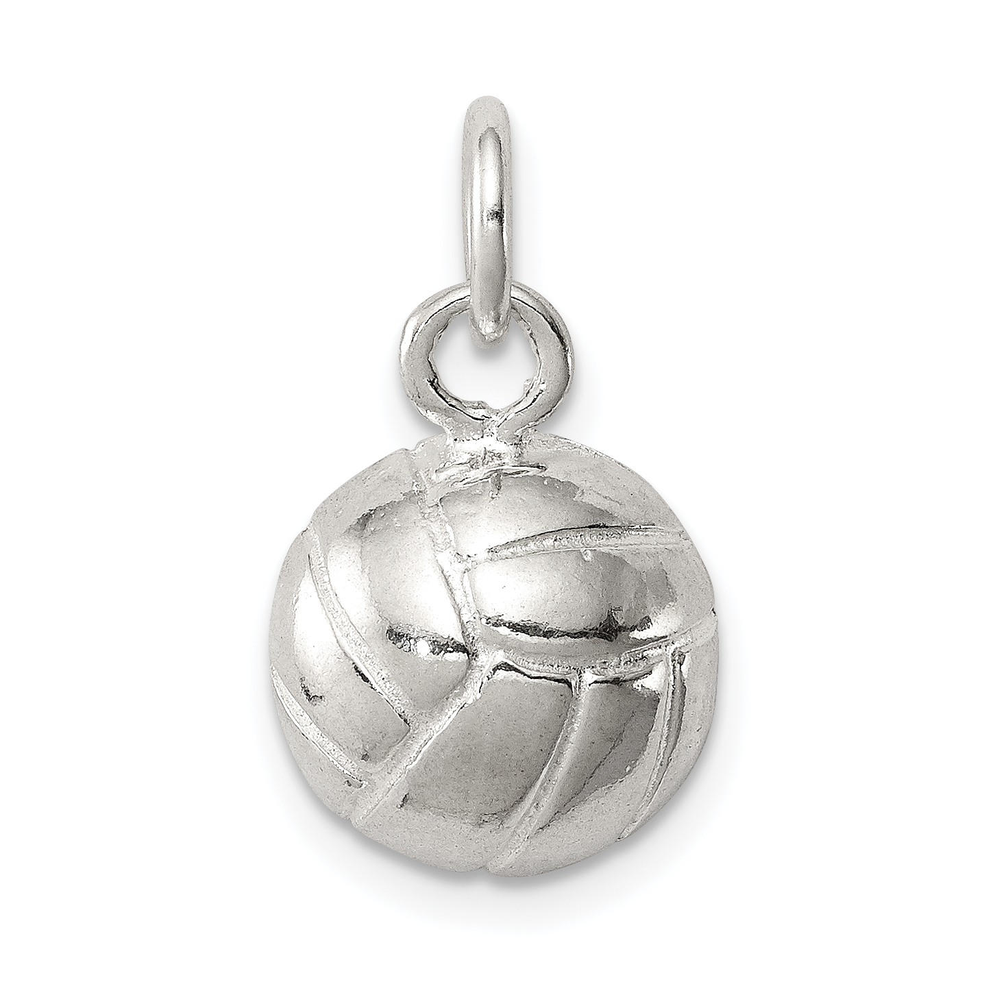 Sterling Silver Volleyball Charm (QC709)
