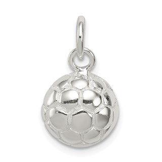 Sterling Silver Soccer Ball Pendants