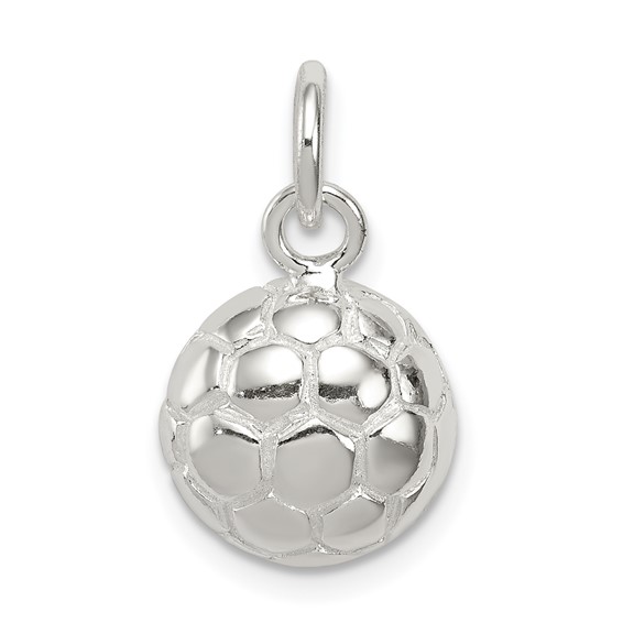 Sterling Silver Soccer Ball Pendants