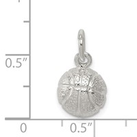 Sterling Silver Basketball Charm view 3