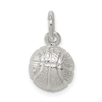 Sterling Silver Basketball Charm view 1