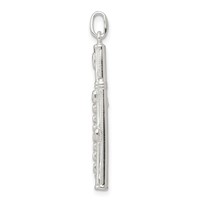 Sterling Silver Flute Charm view 2