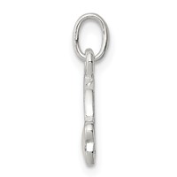 Sterling Silver Enameled I Love My Dog Charm view 2
