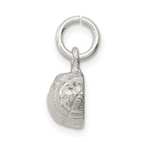Sterling Silver Football Charm view 2