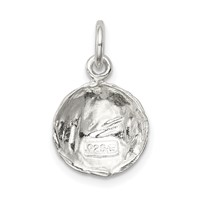 Sterling Silver Soccer Ball Charm view 4
