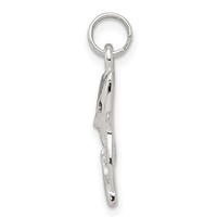 Sterling Silver Enameled Cat Charm view 2