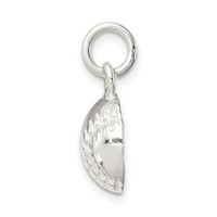 Sterling Silver Baseball Charm view 2