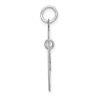 Sterling Silver Rhodium-plated Personalizable My Children Charm view 2