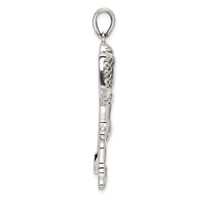 Sterling Silver Basketball Player Charm view 2