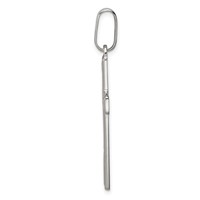 Sterling Silver Polished Cross Pendant view 2