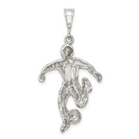 Sterling Silver Soccer Player Charm view 4