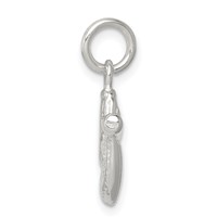 Sterling Silver Baseball Glove & Bat Charm view 2