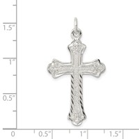 Sterling Silver Cross Pendant view 3