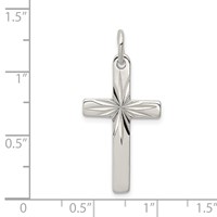 Sterling Silver Cross Pendant view 3