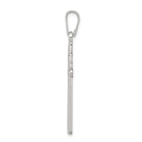 Sterling Silver Polished Inri Cross Pendant view 2