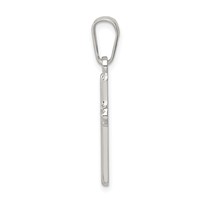 Sterling Silver Polished Cross Pendant view 2