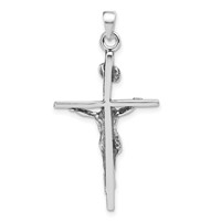 Sterling Silver Antiqued Crucifix Charm view 4
