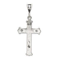 Sterling Silver Antiqued Crucifix Charm view 4