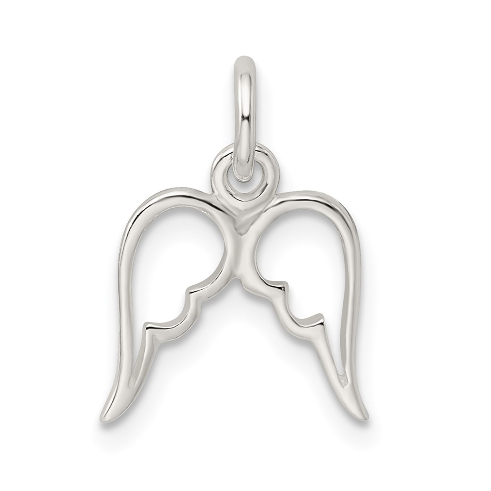 Sterling Silver Wings Pendant (QC7381)