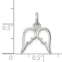 Sterling Silver Wings Pendant view 3