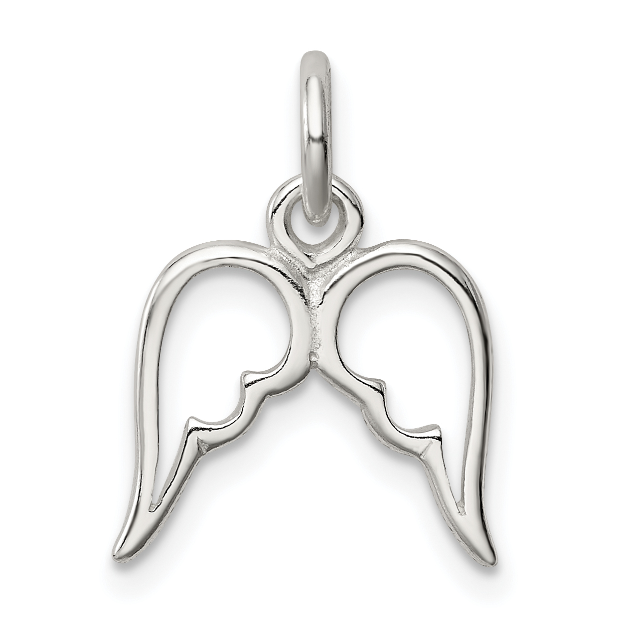 Sterling Silver Wings Pendant (QC7381)