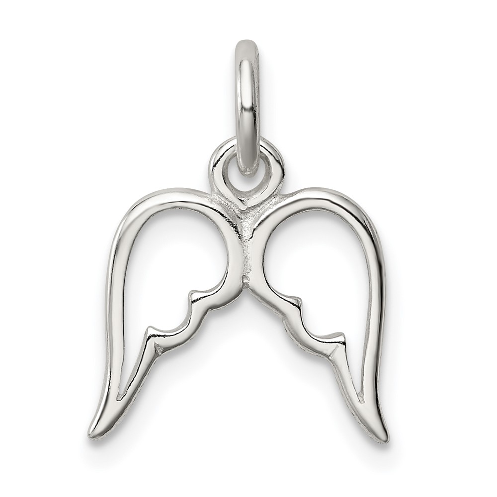 Sterling Silver Wings Pendant (QC7381)