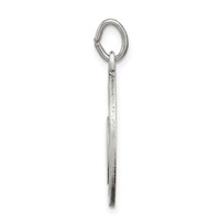 Sterling Silver Satin Antiqued 2-Piece Mizpah Pendant view 2