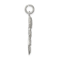 Sterling Silver Cheerleader Charm view 2